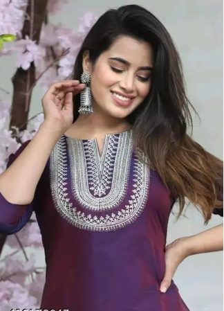 Bharathi Kannamma Emroidered Kurtis Collection – Exclusive Bharathi Kannamma Emroidered Kurtis Collection - Exclusive - Image 4